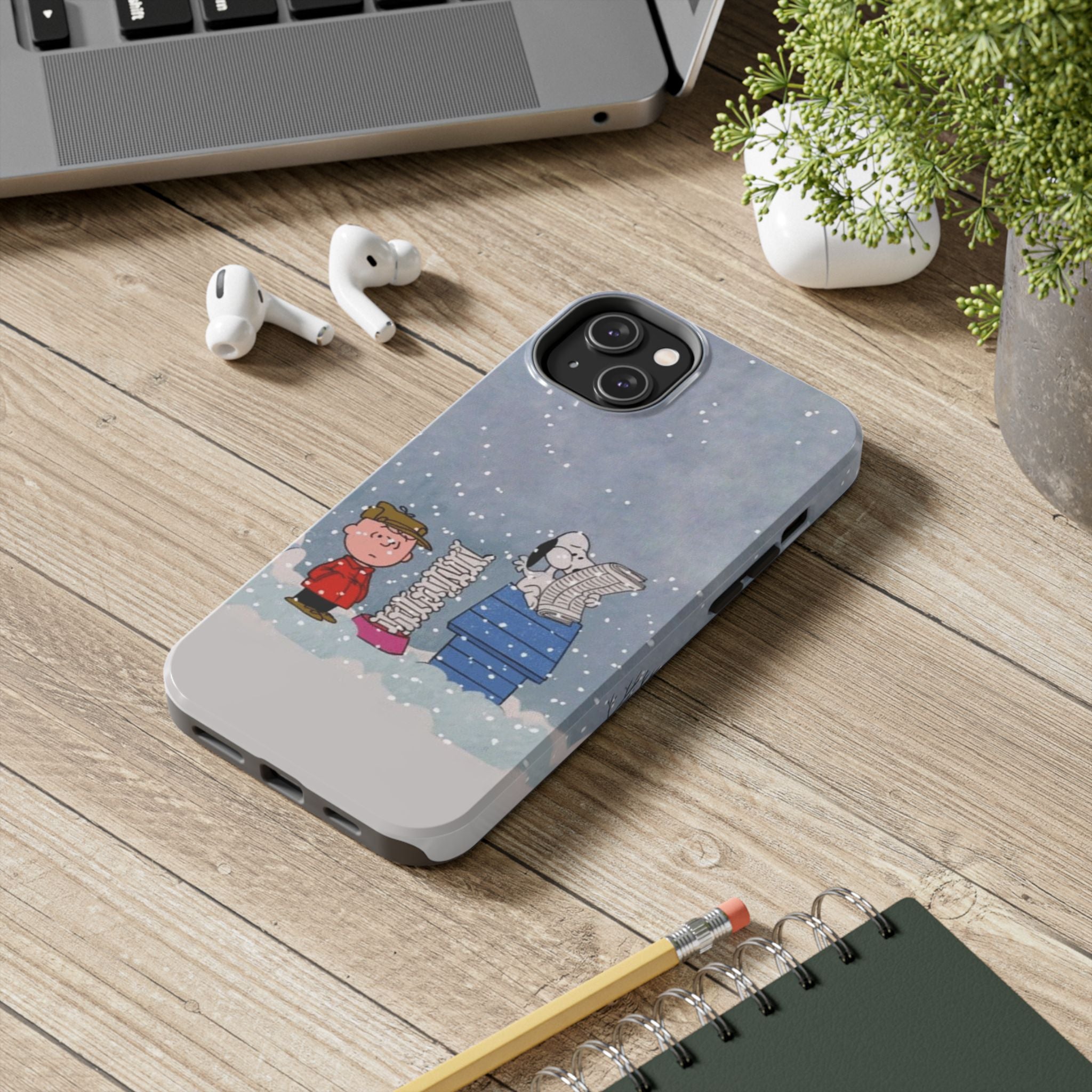 Snowy Reading Phone Case