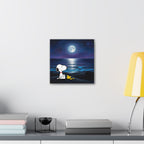 Moonlit Ocean Canvas