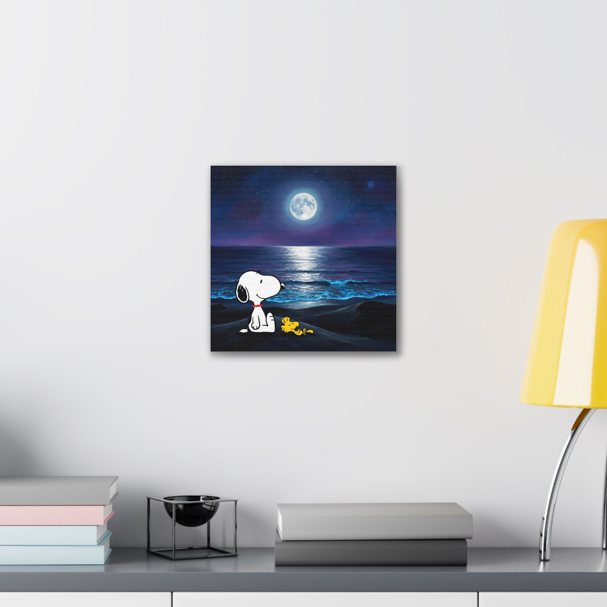 Moonlit Ocean Canvas