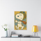 Vintage Snoopy Pilot Canvas