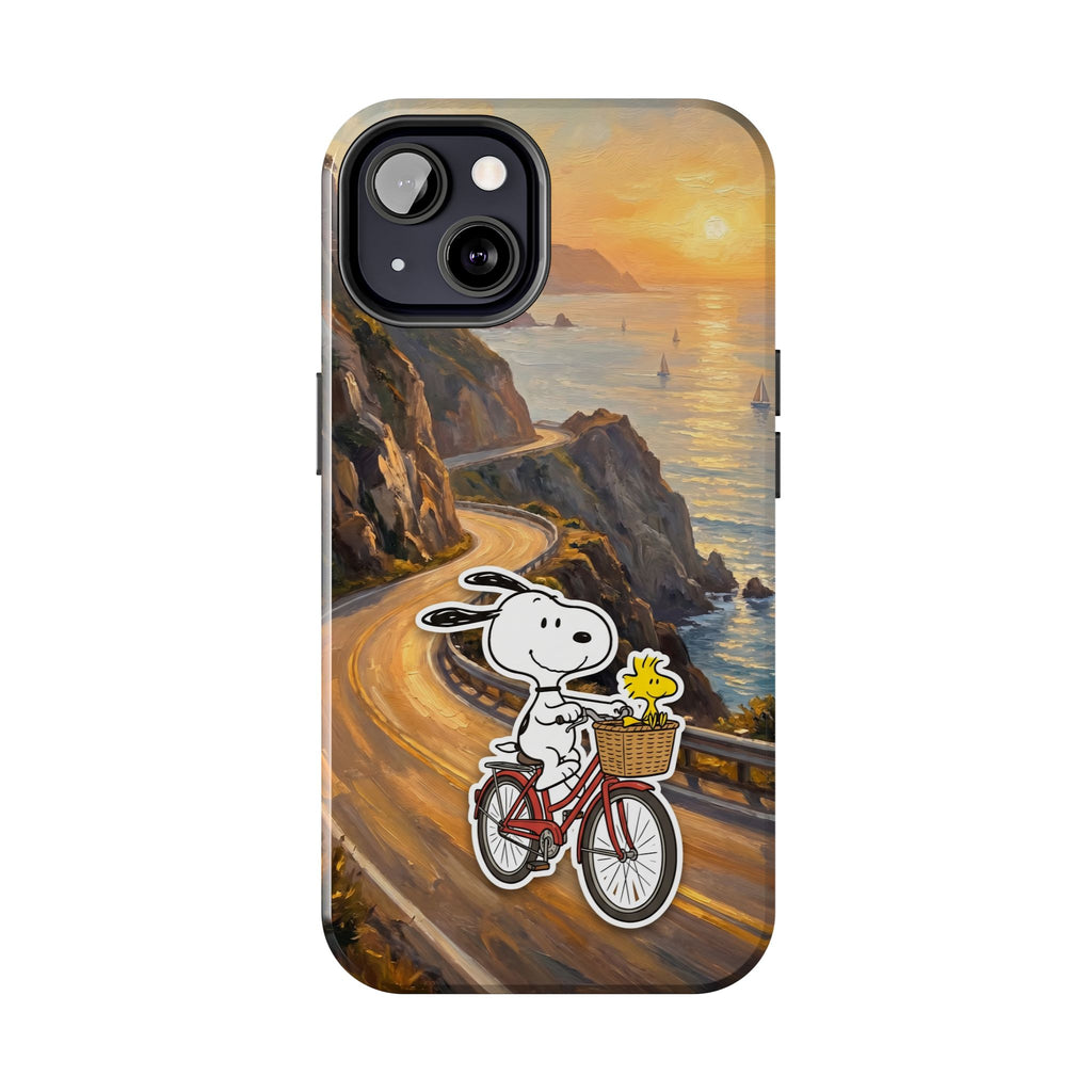 Snoopy Woodstock Bicycle Phone Case