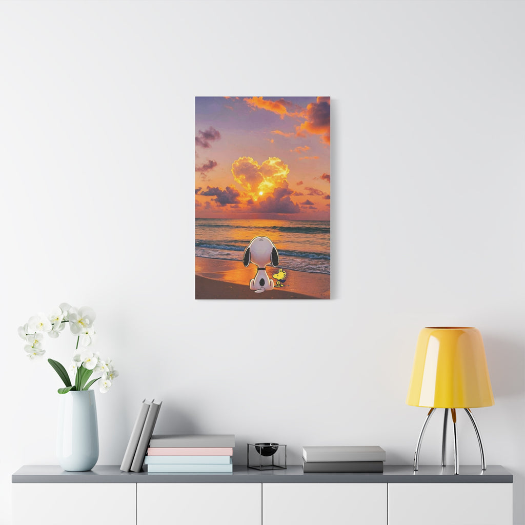 Woodstock Beach Sunset Canvas