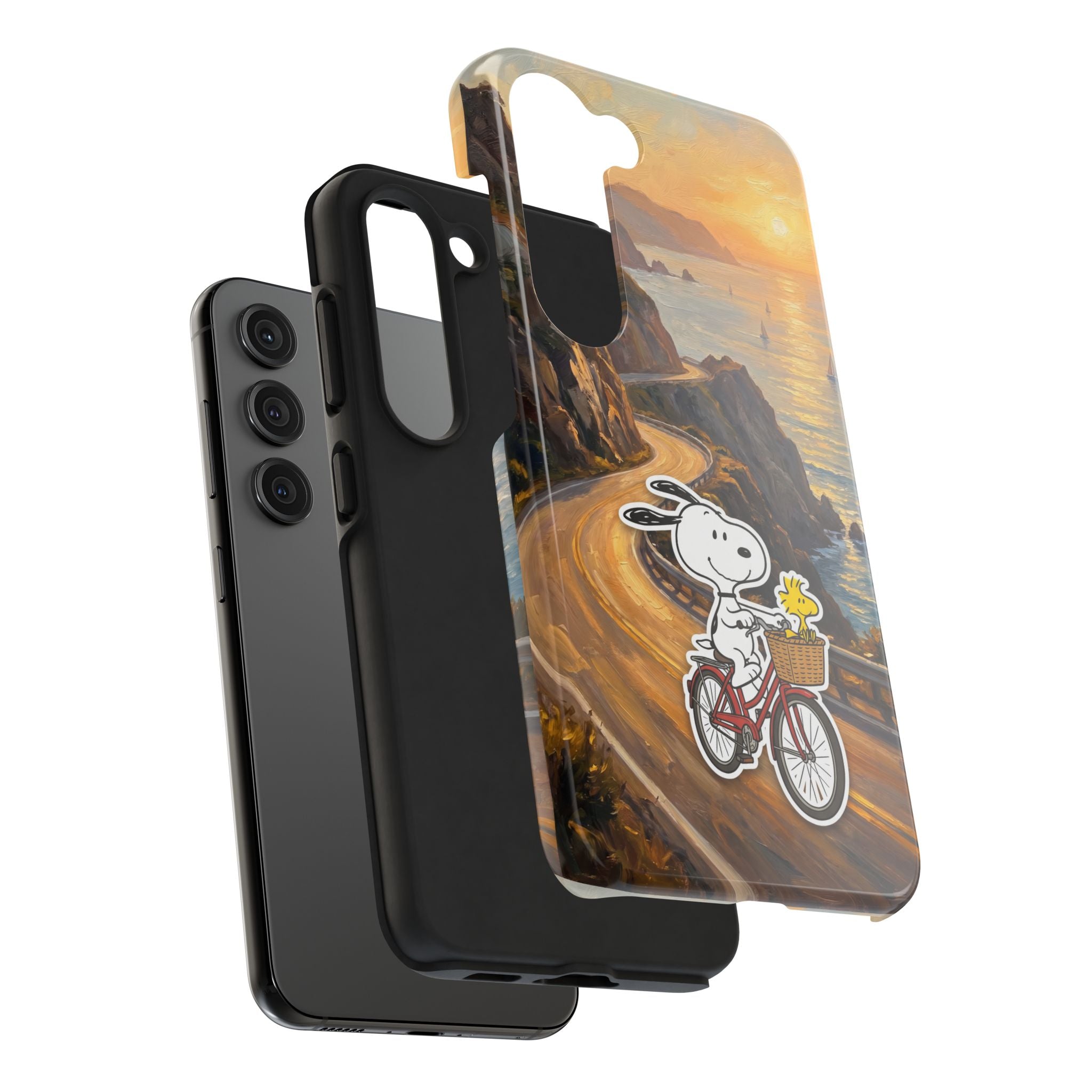Snoopy Woodstock Bicycle Phone Case
