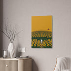 Snoopy in Sunflower Field Canvas