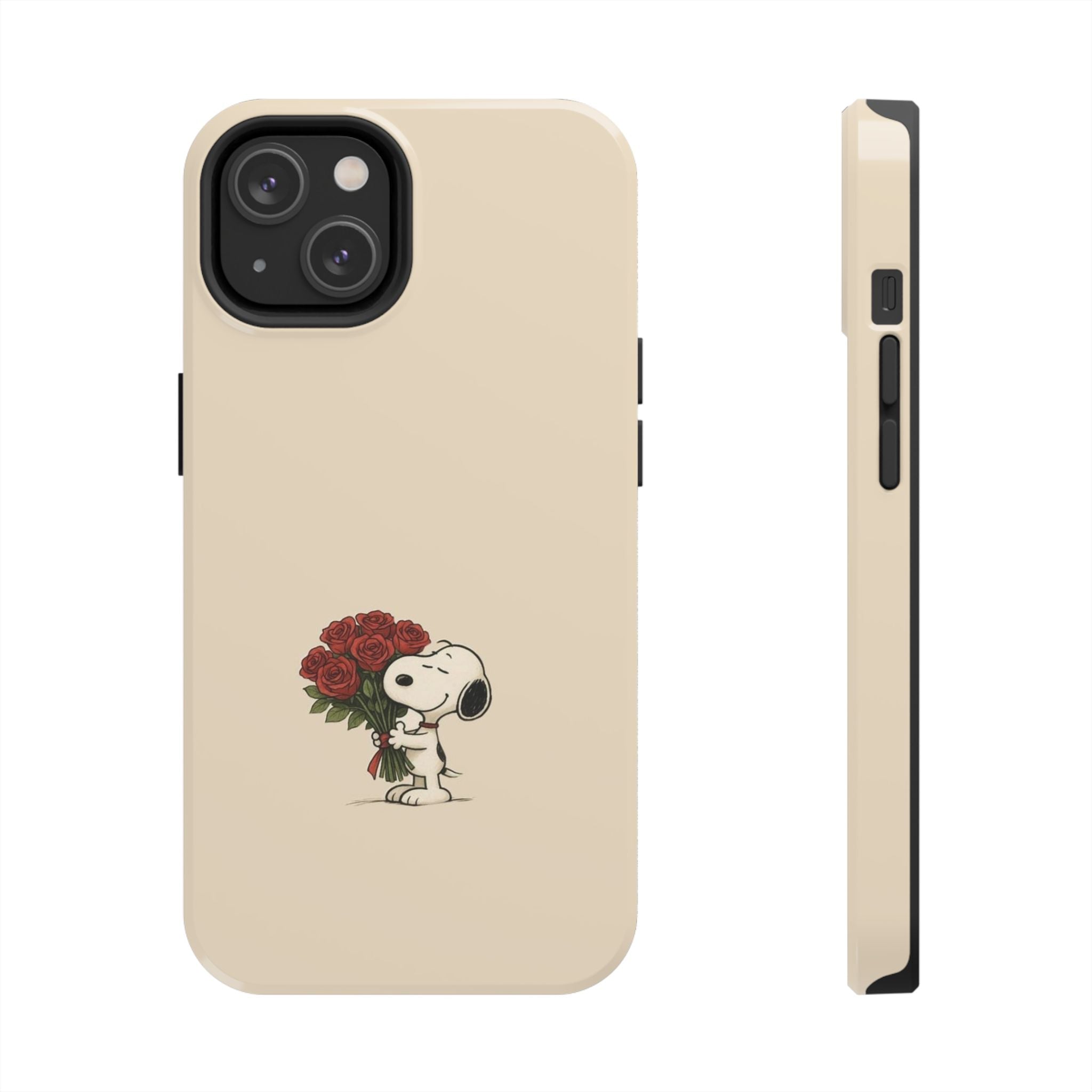 Snoopy Roses Phone Case
