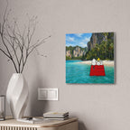 Woodstock Beach Scene Canvas