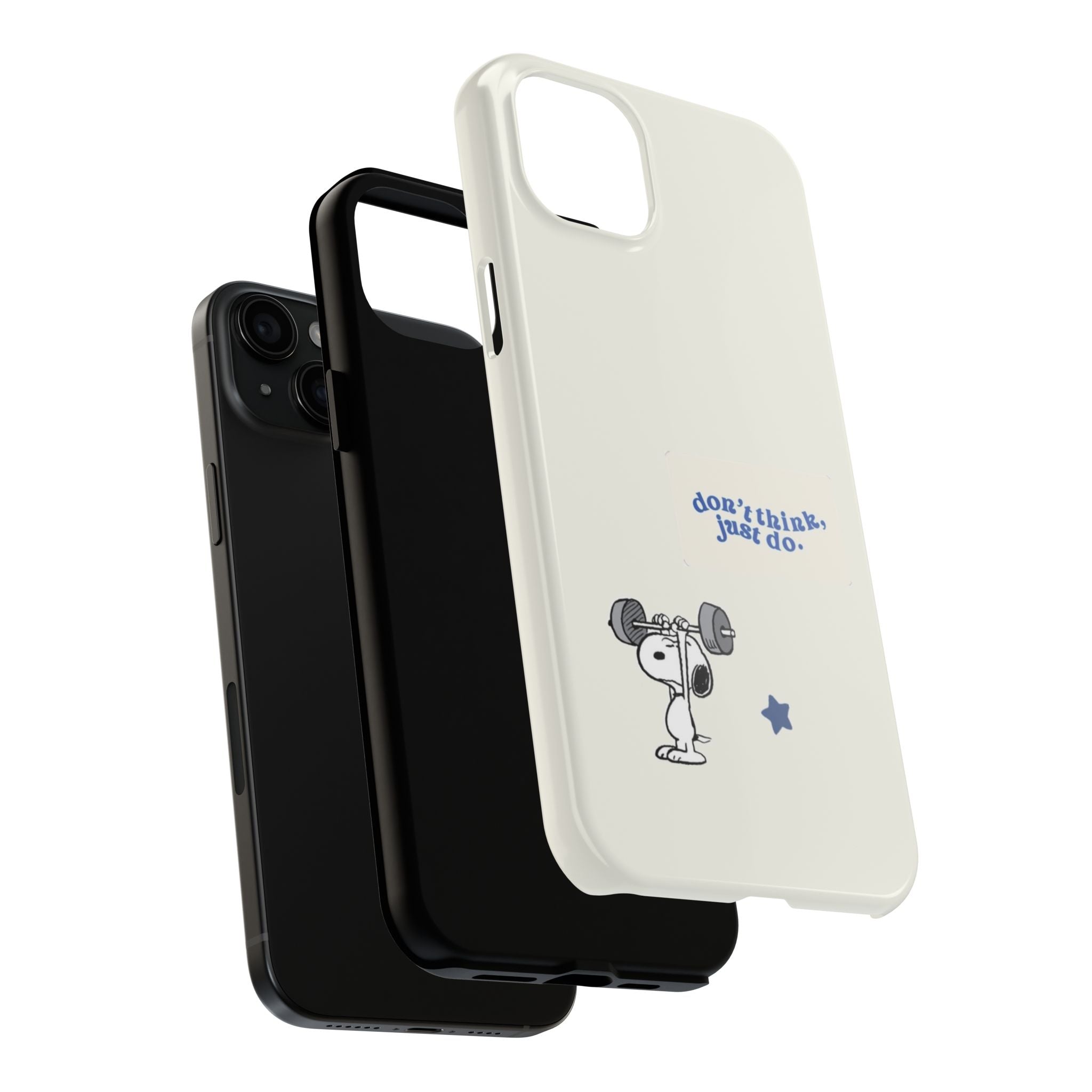 Snoopy Weightlifting Phone Case