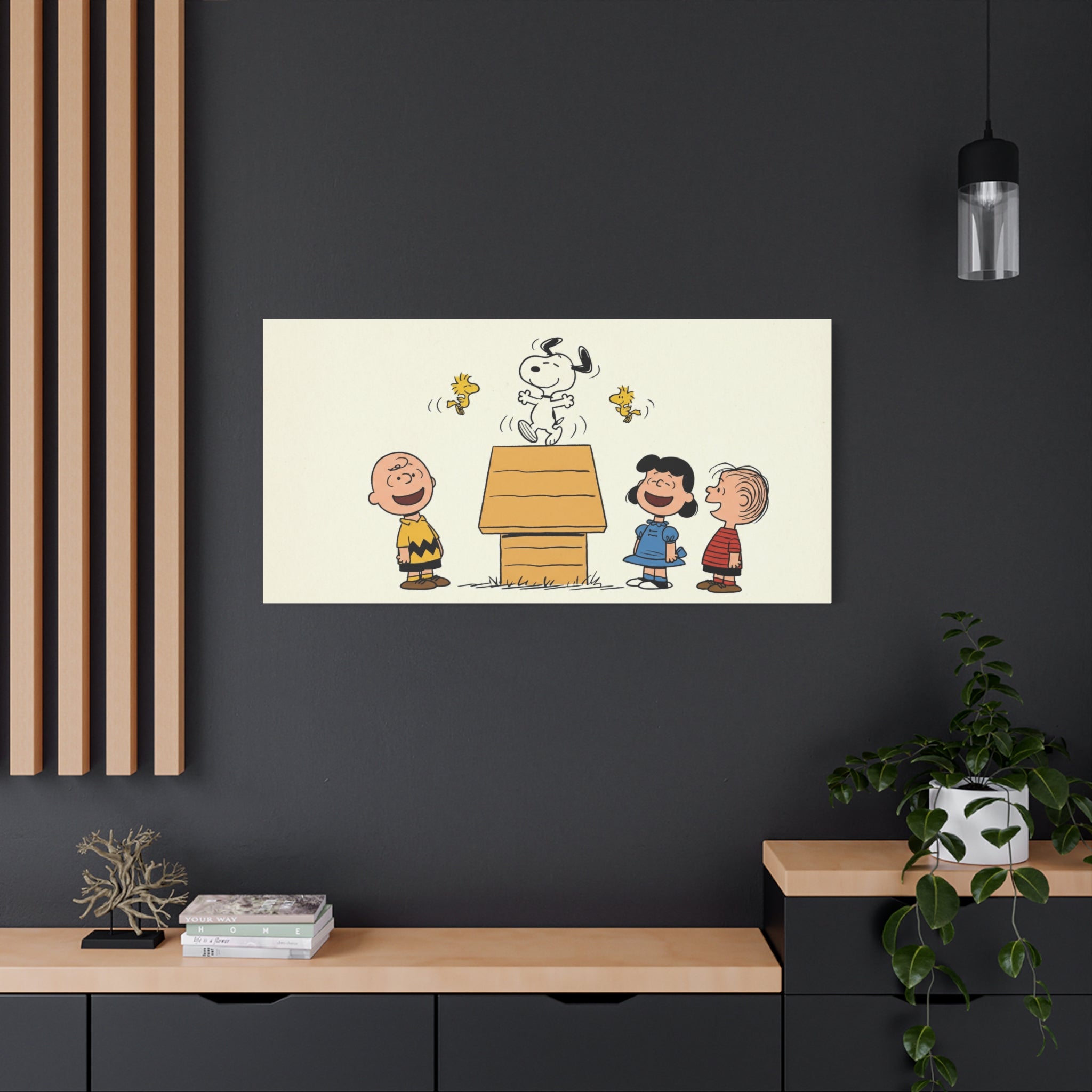 Snoopy Dancing Gang Canvas