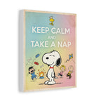 Keep Calm Nap Canvas