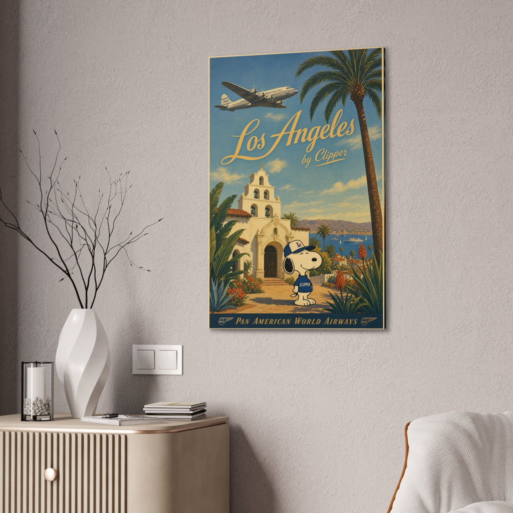 Los Angeles Snoopy Canvas