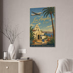 Los Angeles Snoopy Canvas