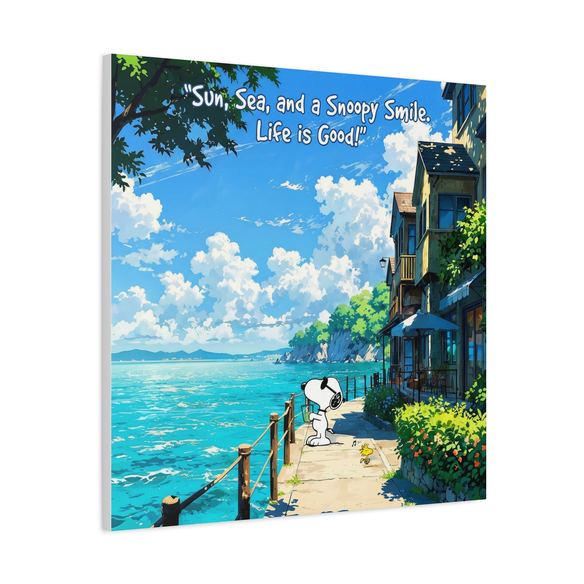 Snoopy Seaside Canvas