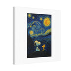 Snoopy Paris Autumn Canvas