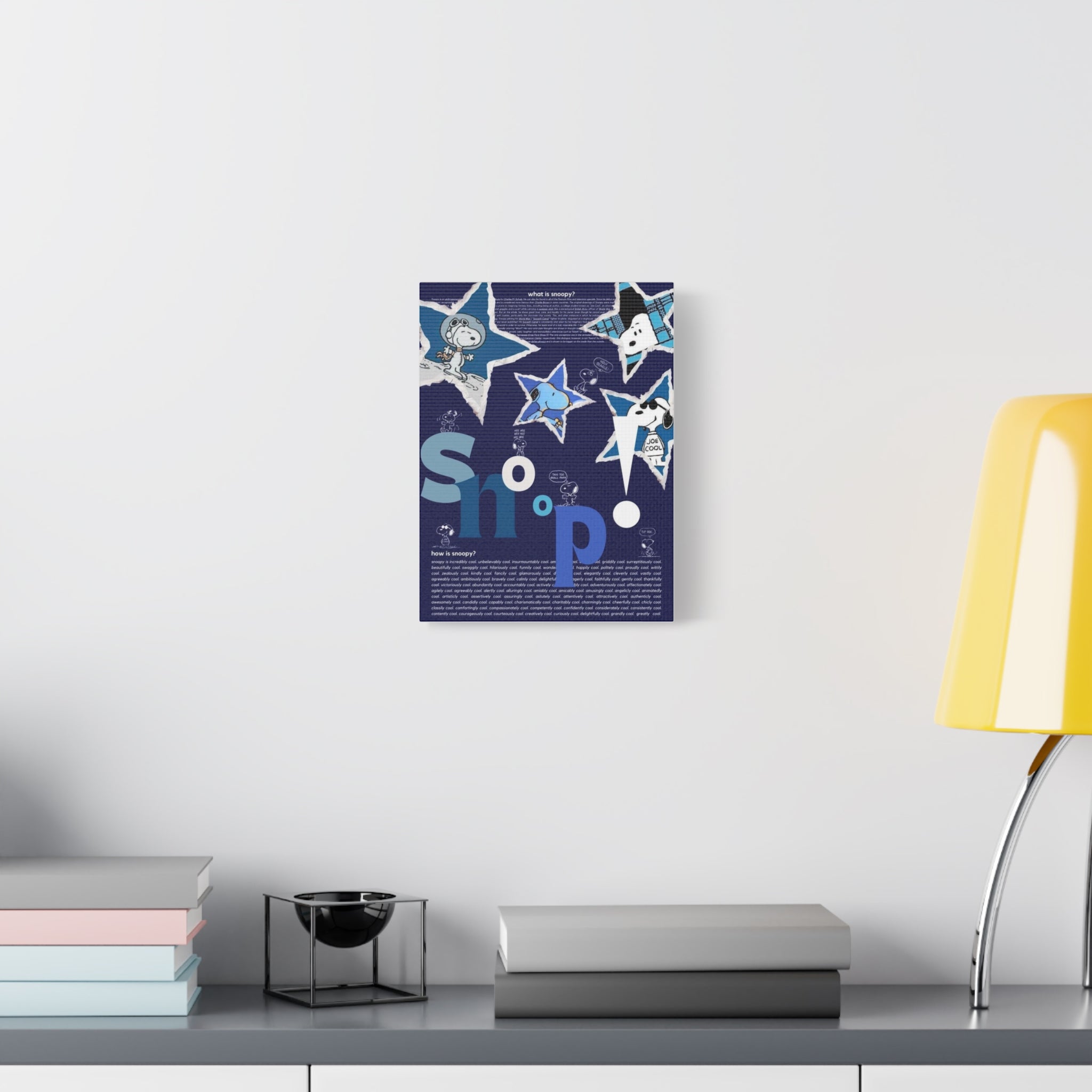 Snoopy Star Collage Canvas