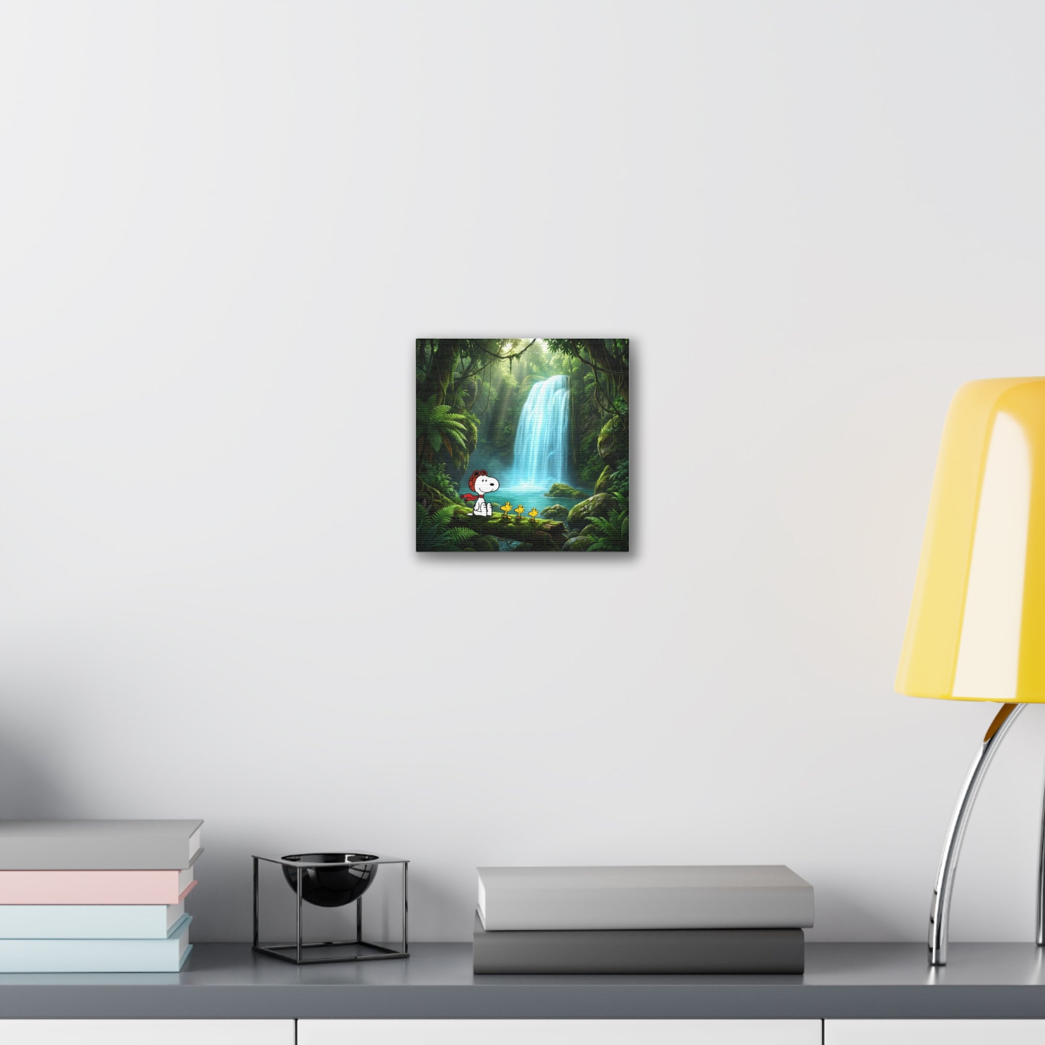 Snoopy Waterfall Canvas