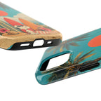 Retro Beach Sun Case