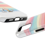 Rainbow Stripe Snoopy Phone Case