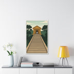 Temple Staircase Canvas