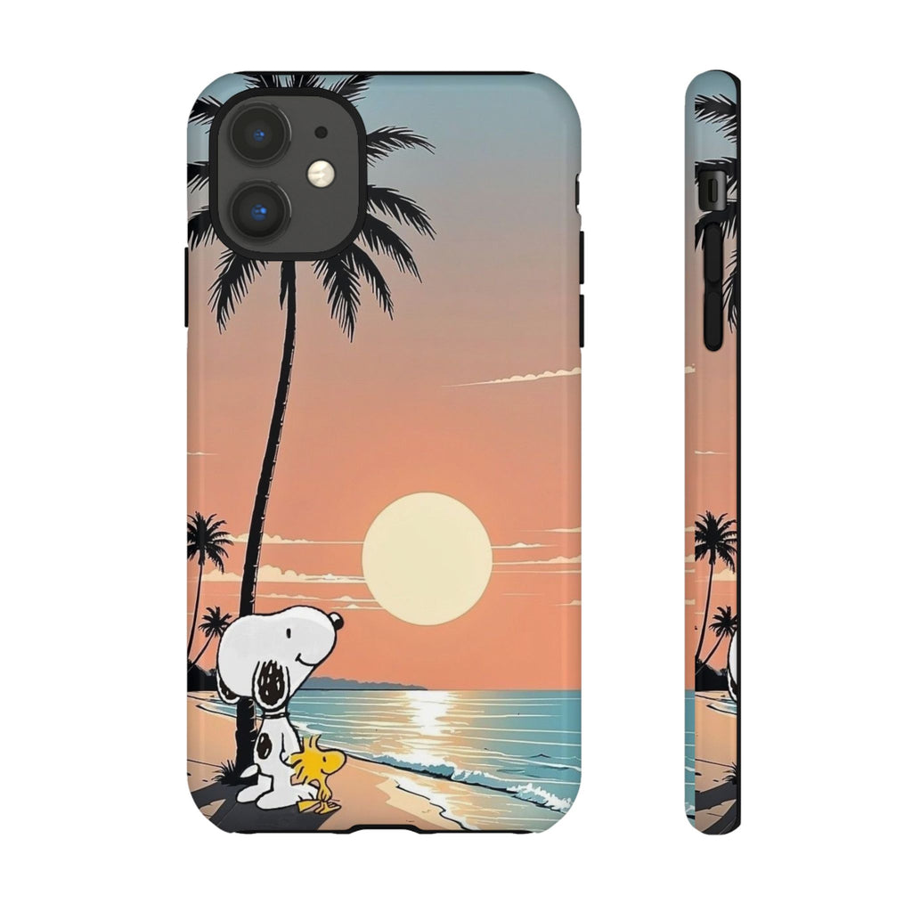 Snoopy Beach Sunset Phone Case