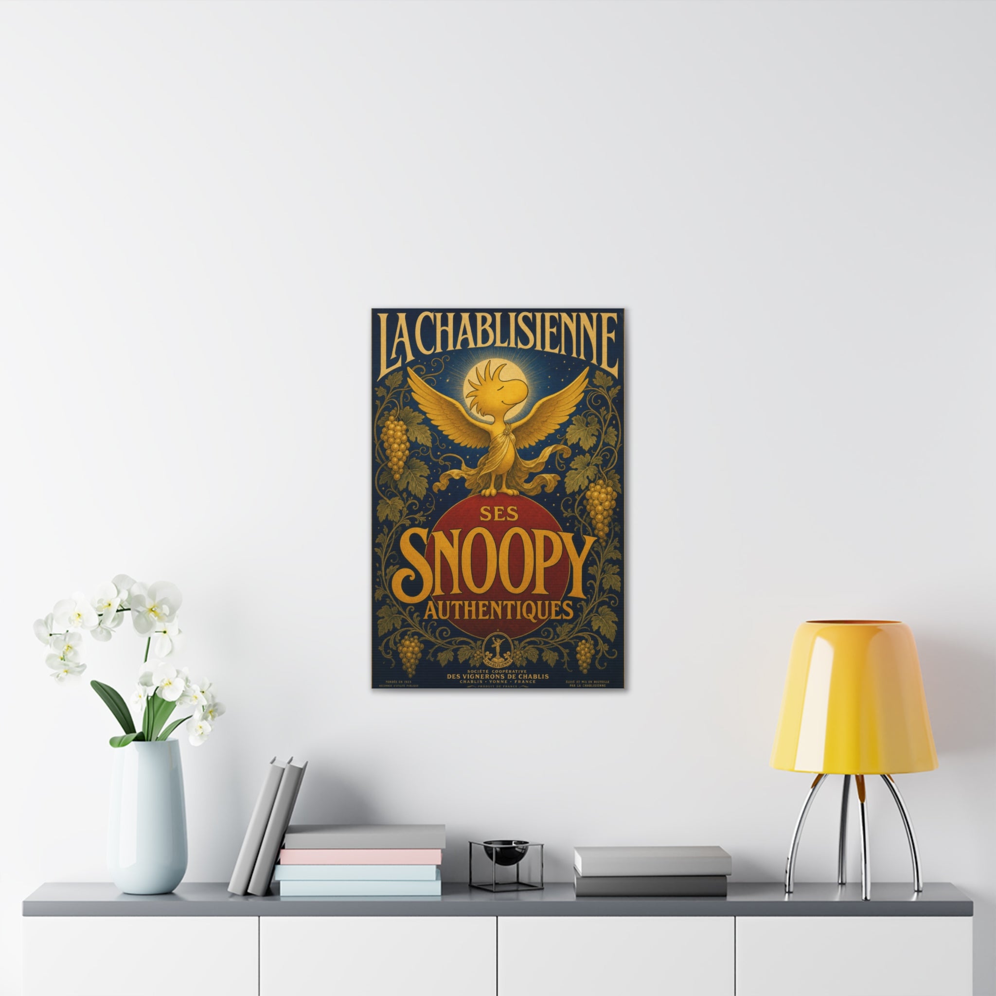 Snoopy Vintage Poster Canvas
