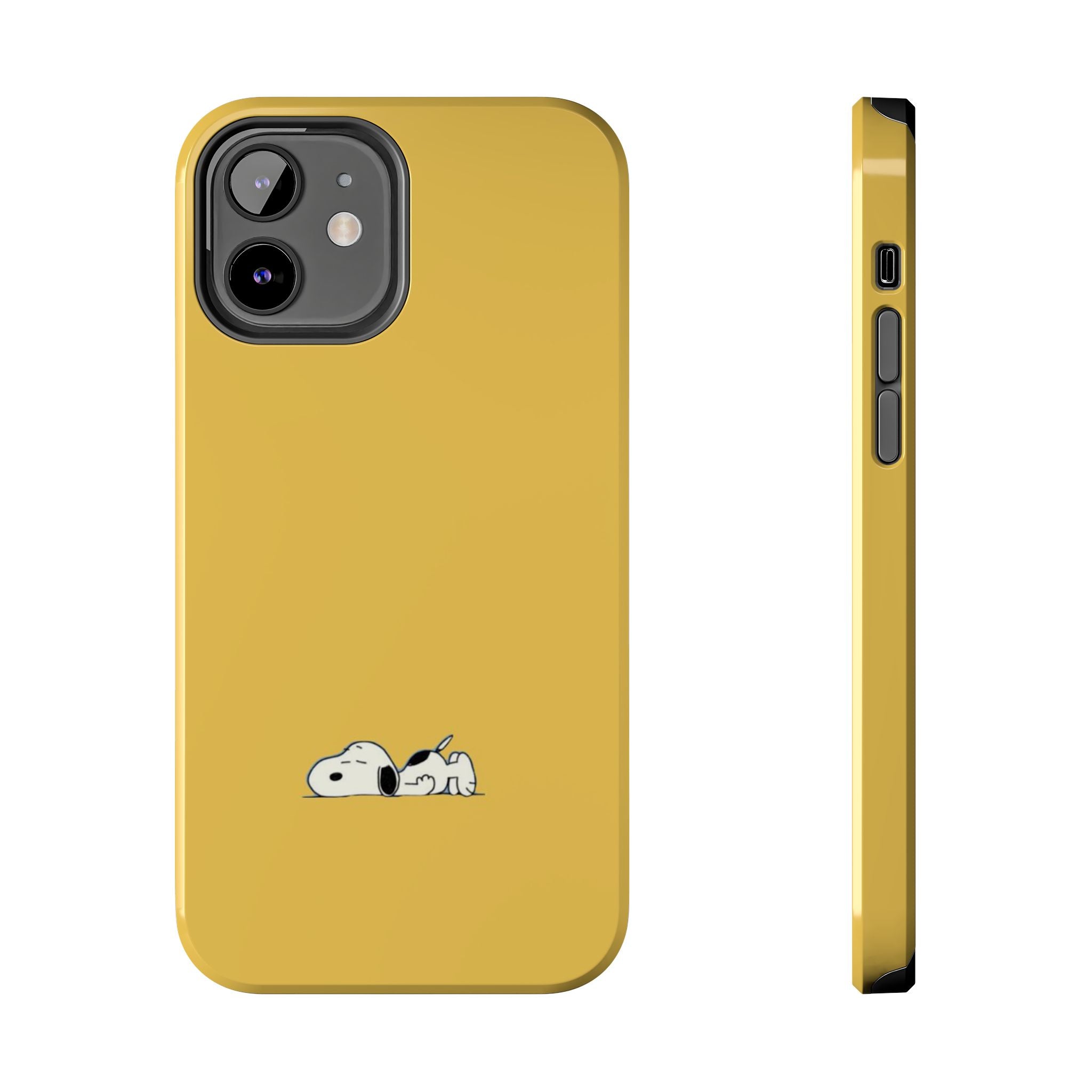 Sleeping Snoopy Yellow Phone Case