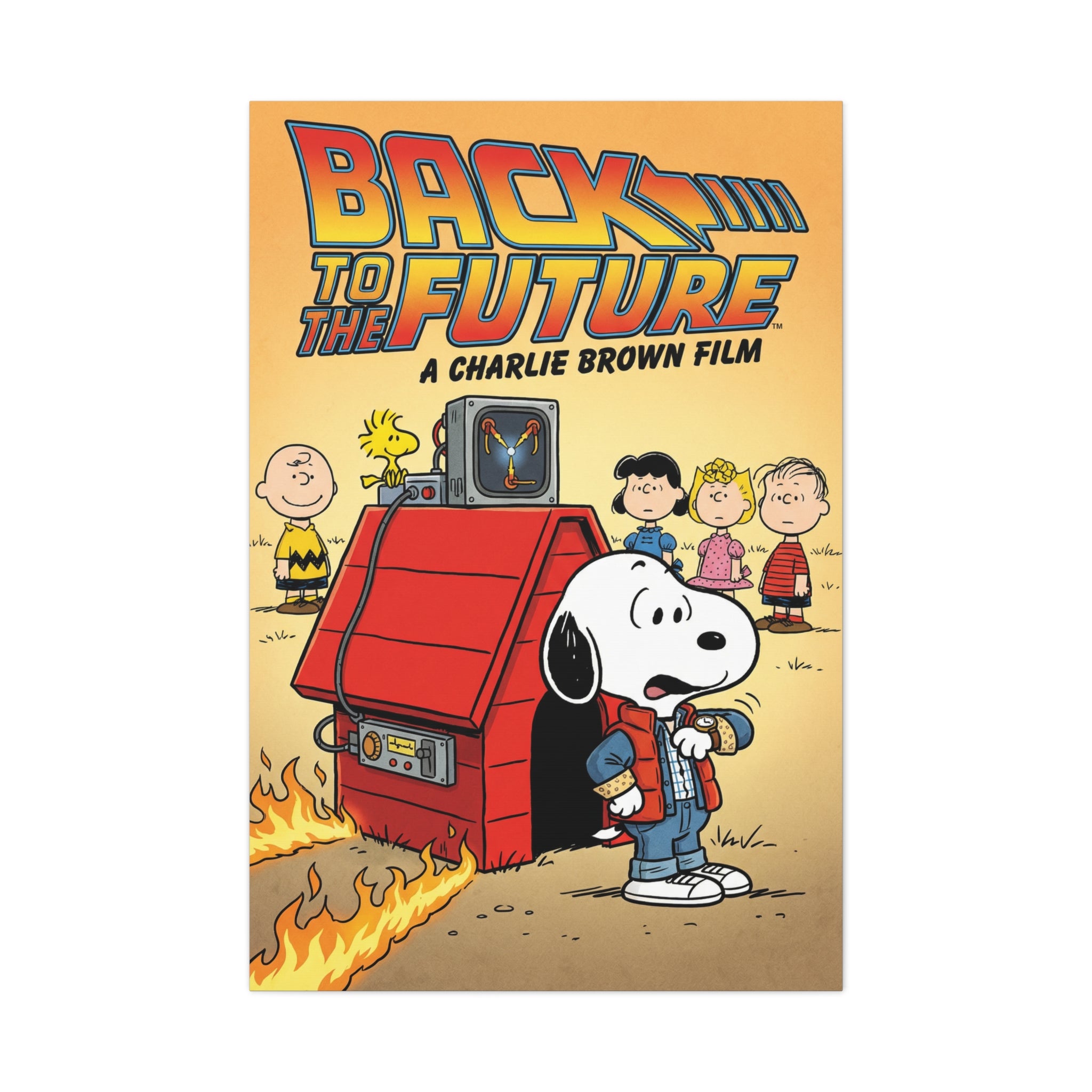Back To The Future Canvas