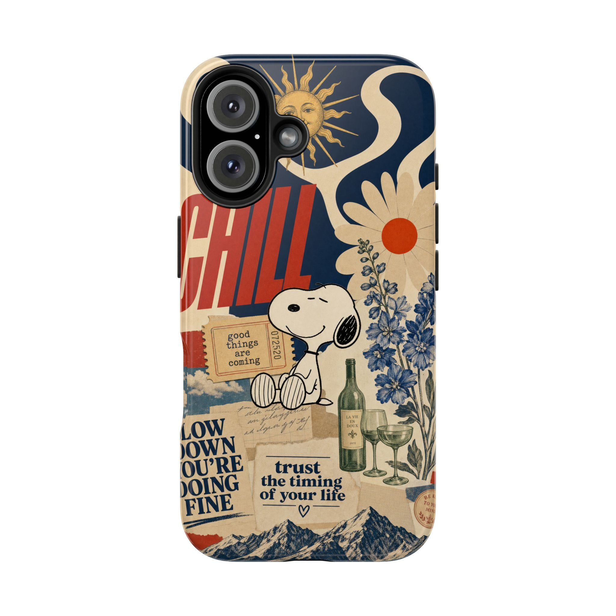 Snoopy Chill Collage Case