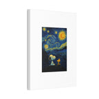 Snoopy Paris Autumn Canvas