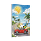 Surf Dog Road Trip Canvas
