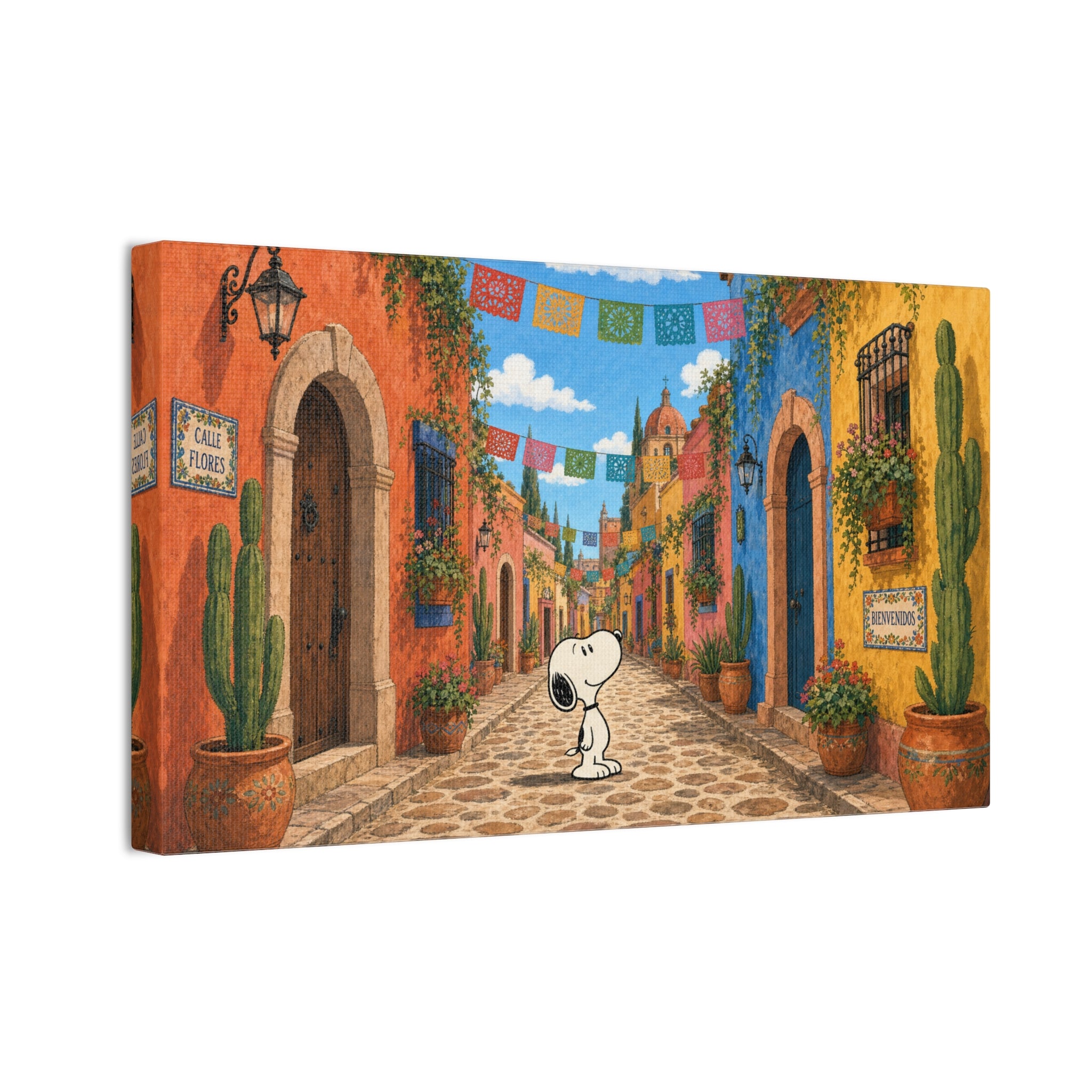Mexican Street Canvas