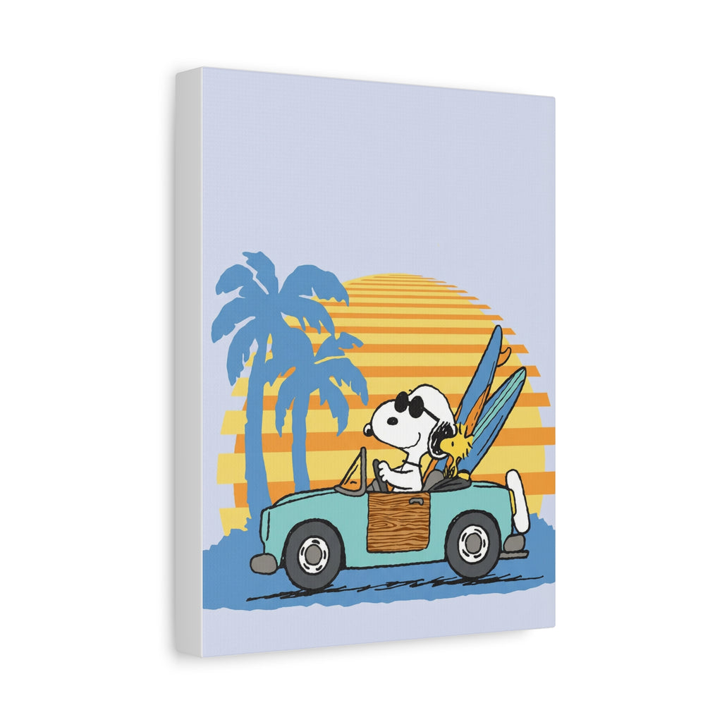 Surfboard Car Canvas