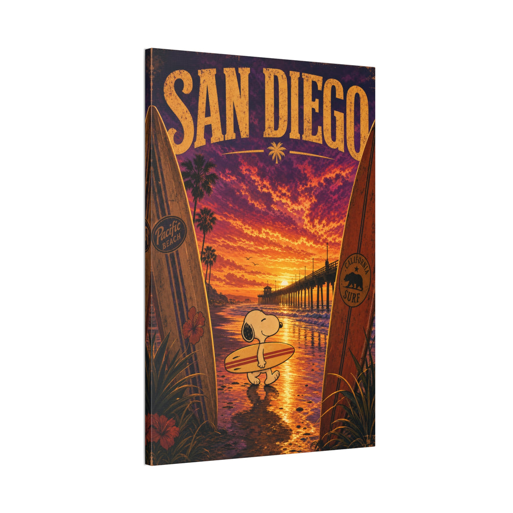 San Diego Surf Canvas