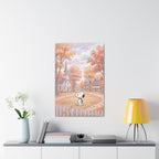 Snoopy Autumn Village Canvas