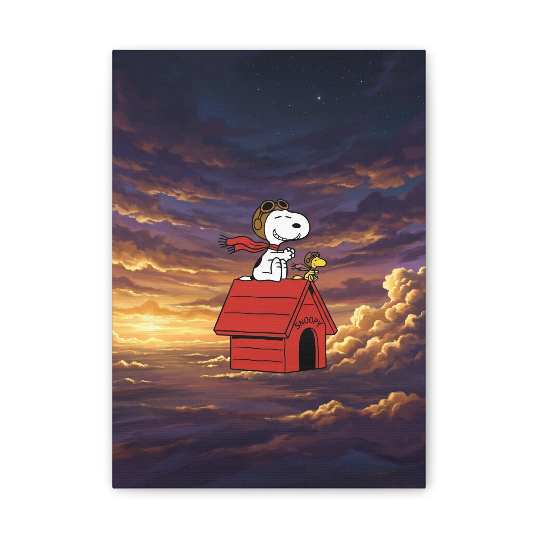 Flying Ace Snoopy Canvas