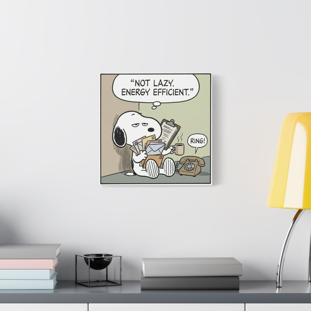 Energy Efficient Snoopy Canvas