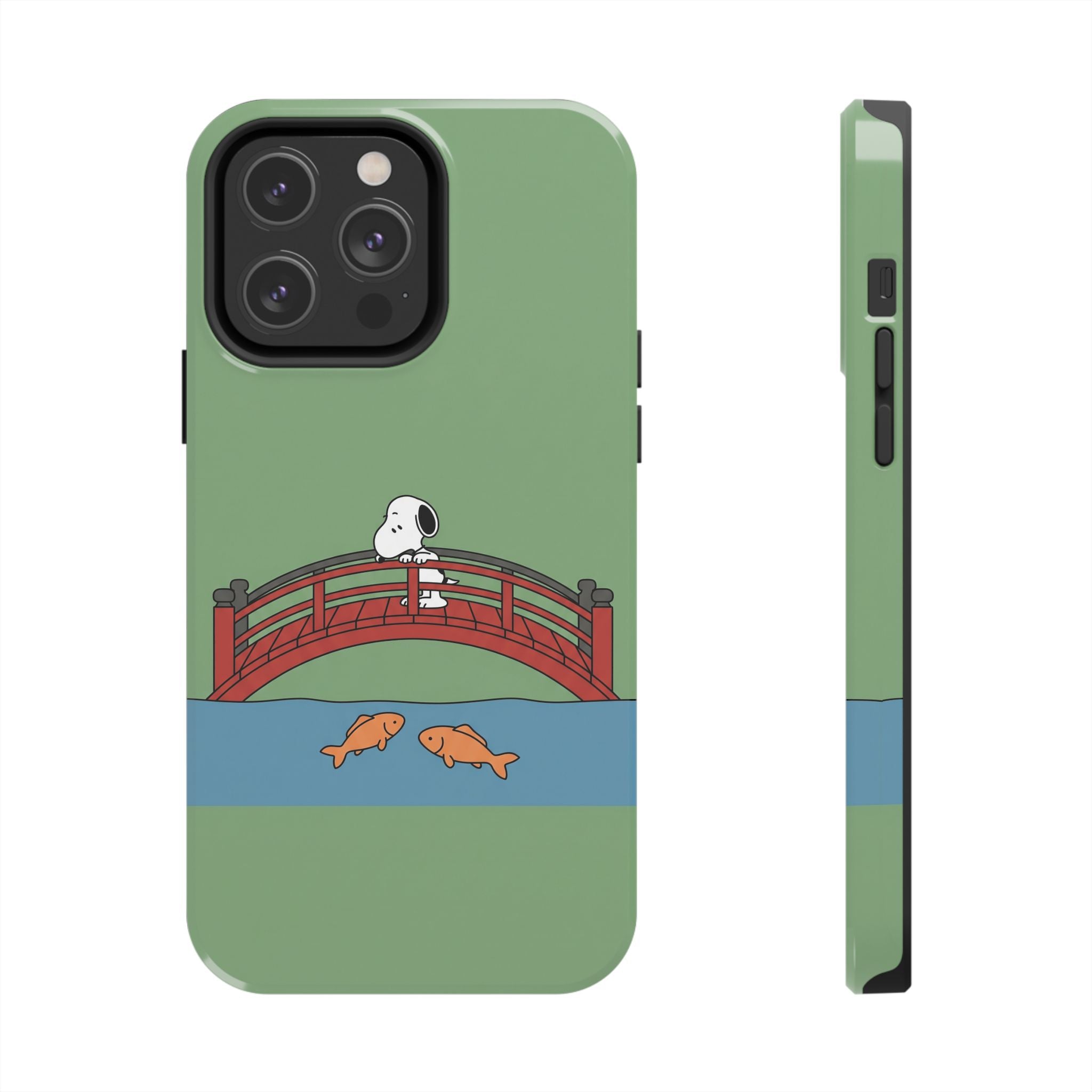 Koi Bridge Phone Case