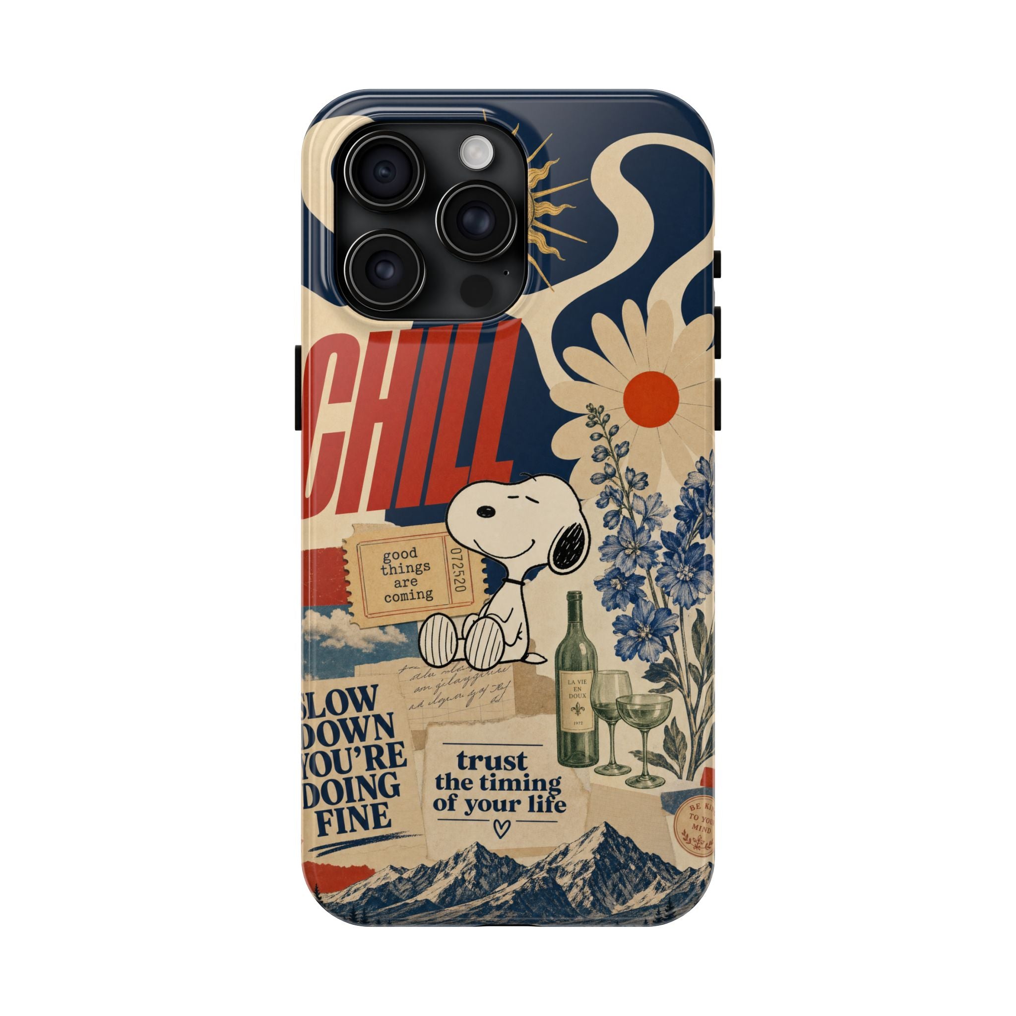 Snoopy Chill Collage Case