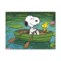 Snoopy Rowboat Canvas