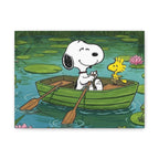 Snoopy Rowboat Canvas