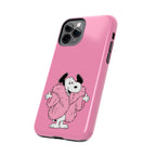 Pink Fuzzy Coat Case