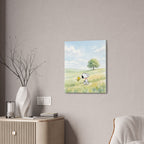 Snoopy and Woodstock Meadow Canvas