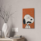 Snoopy Scared Face Canvas