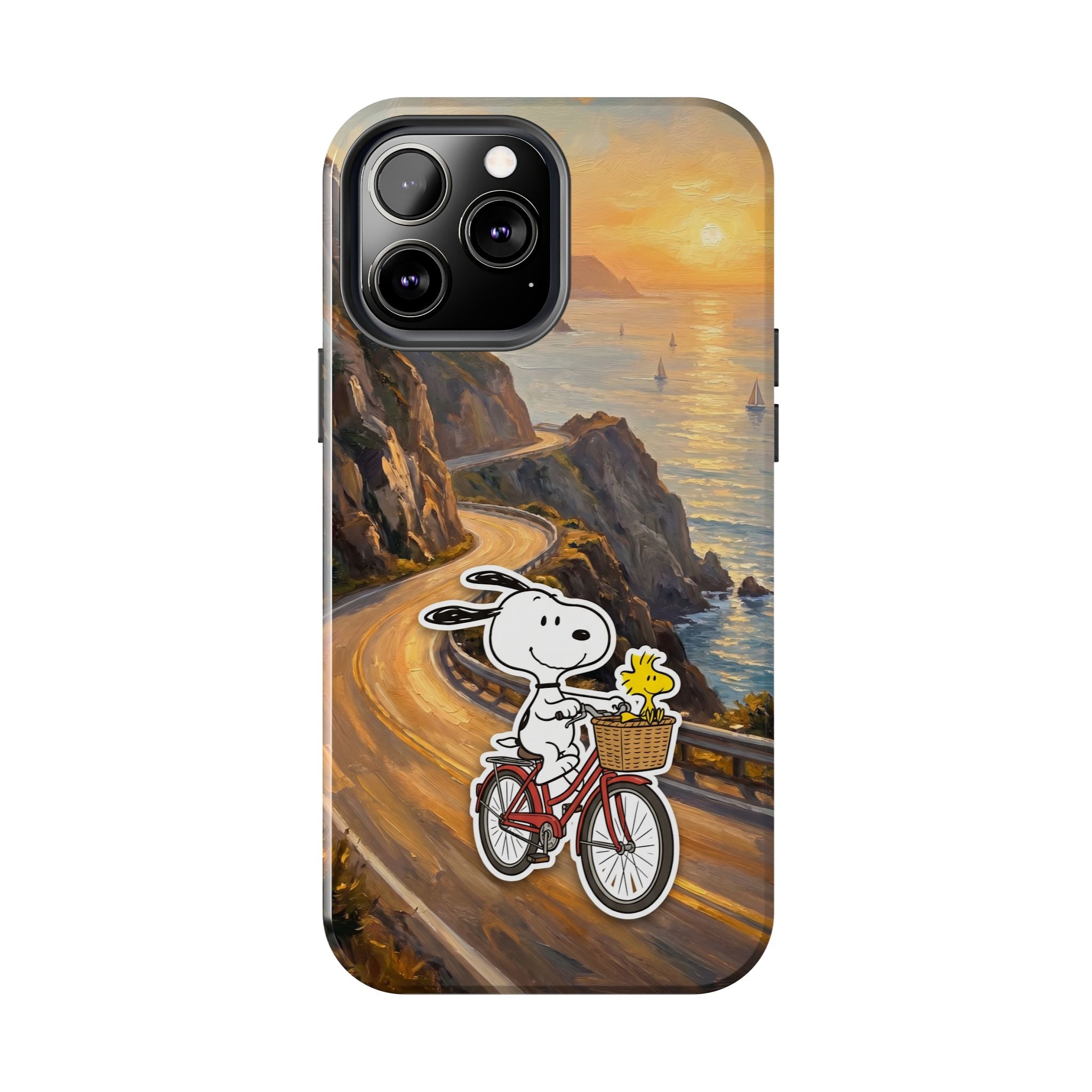 Snoopy Woodstock Bicycle Phone Case