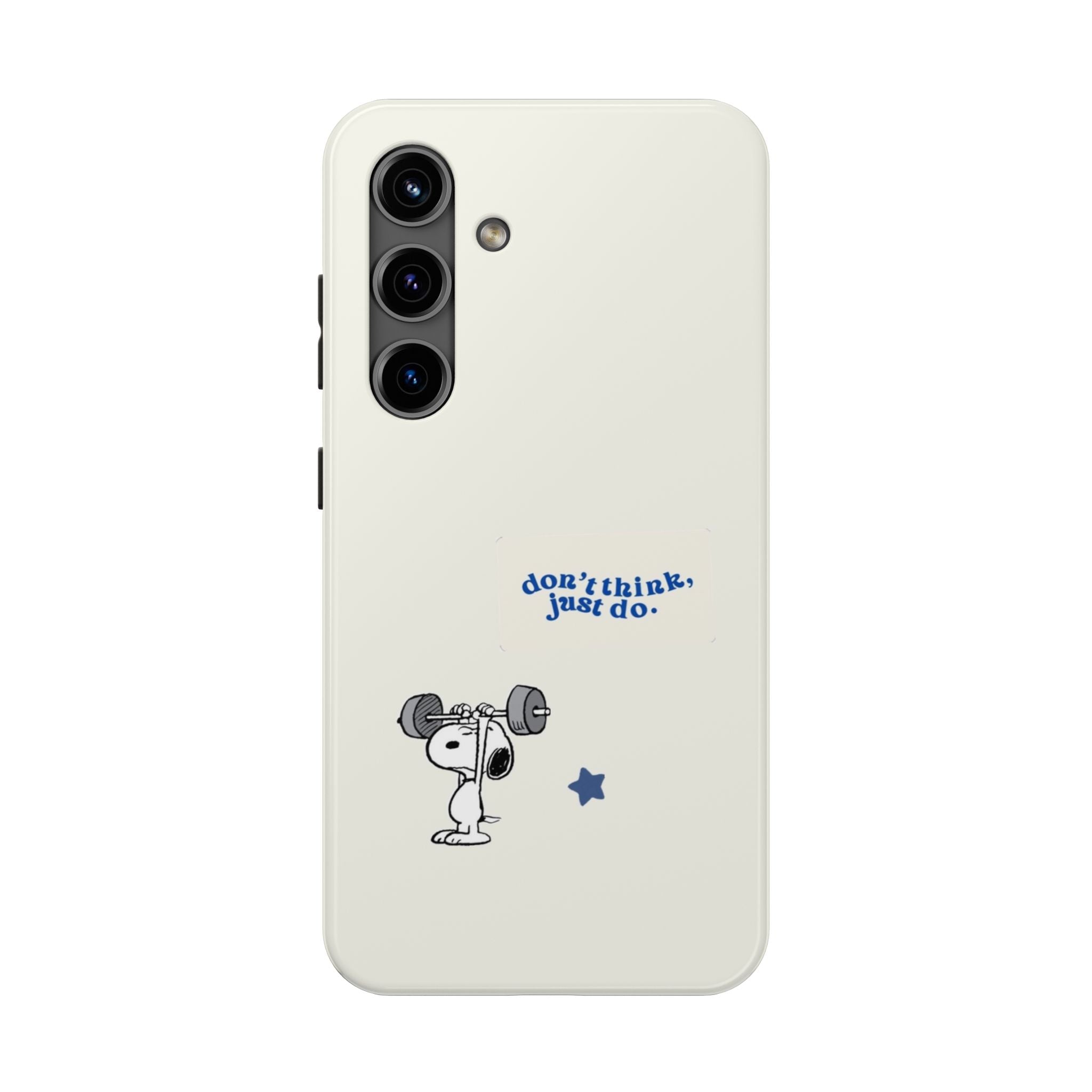 Snoopy Weightlifting Phone Case