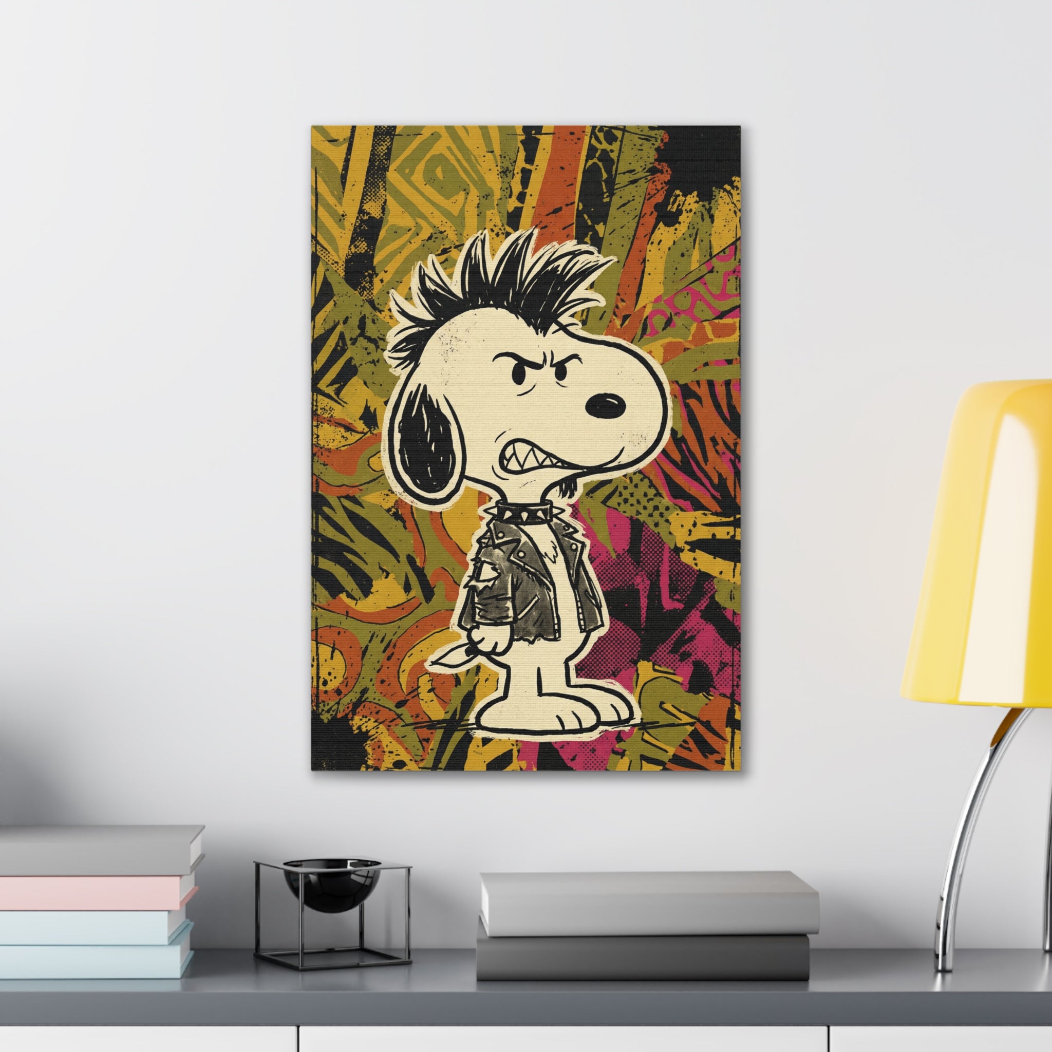 Punk Dog Canvas