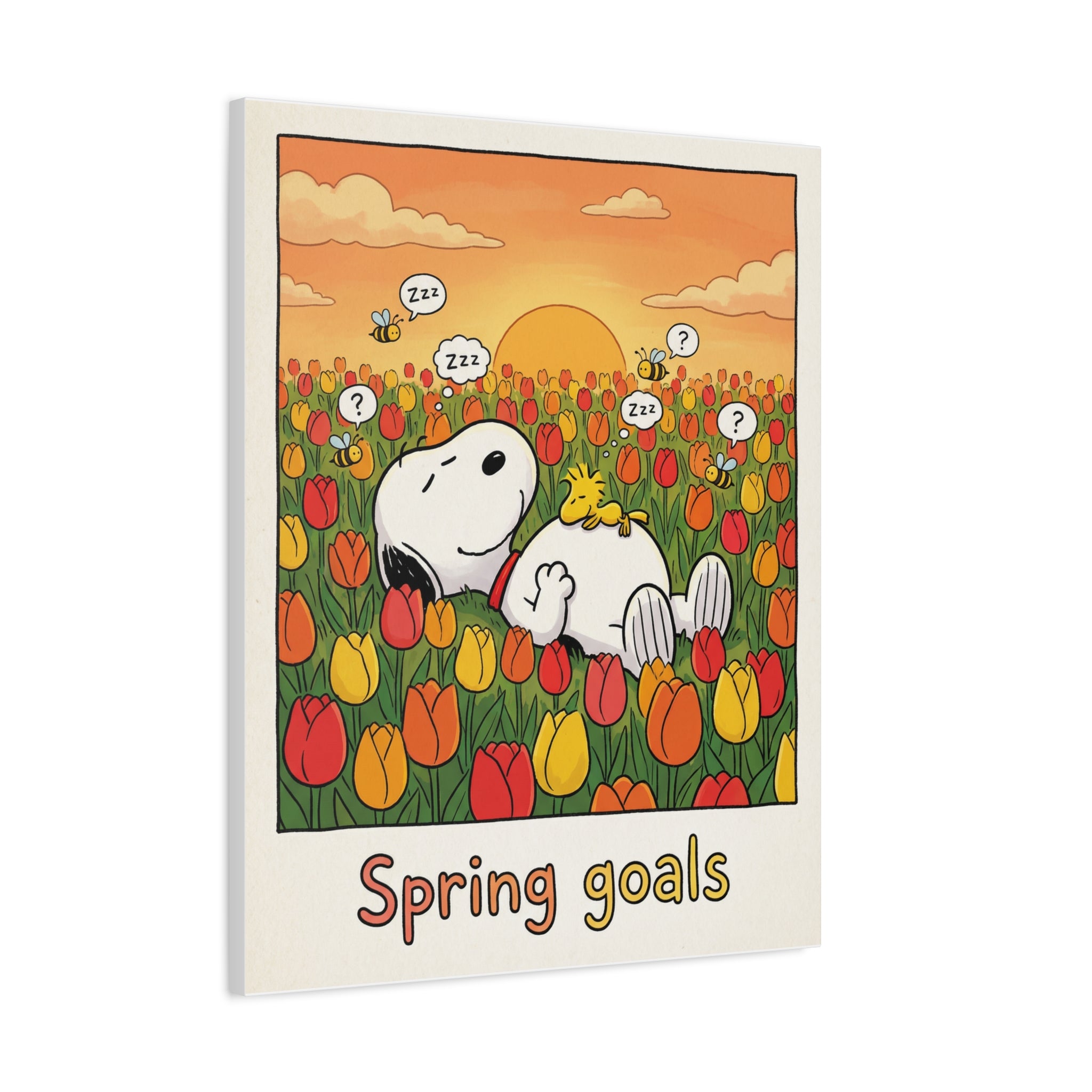 Tulip Field Canvas