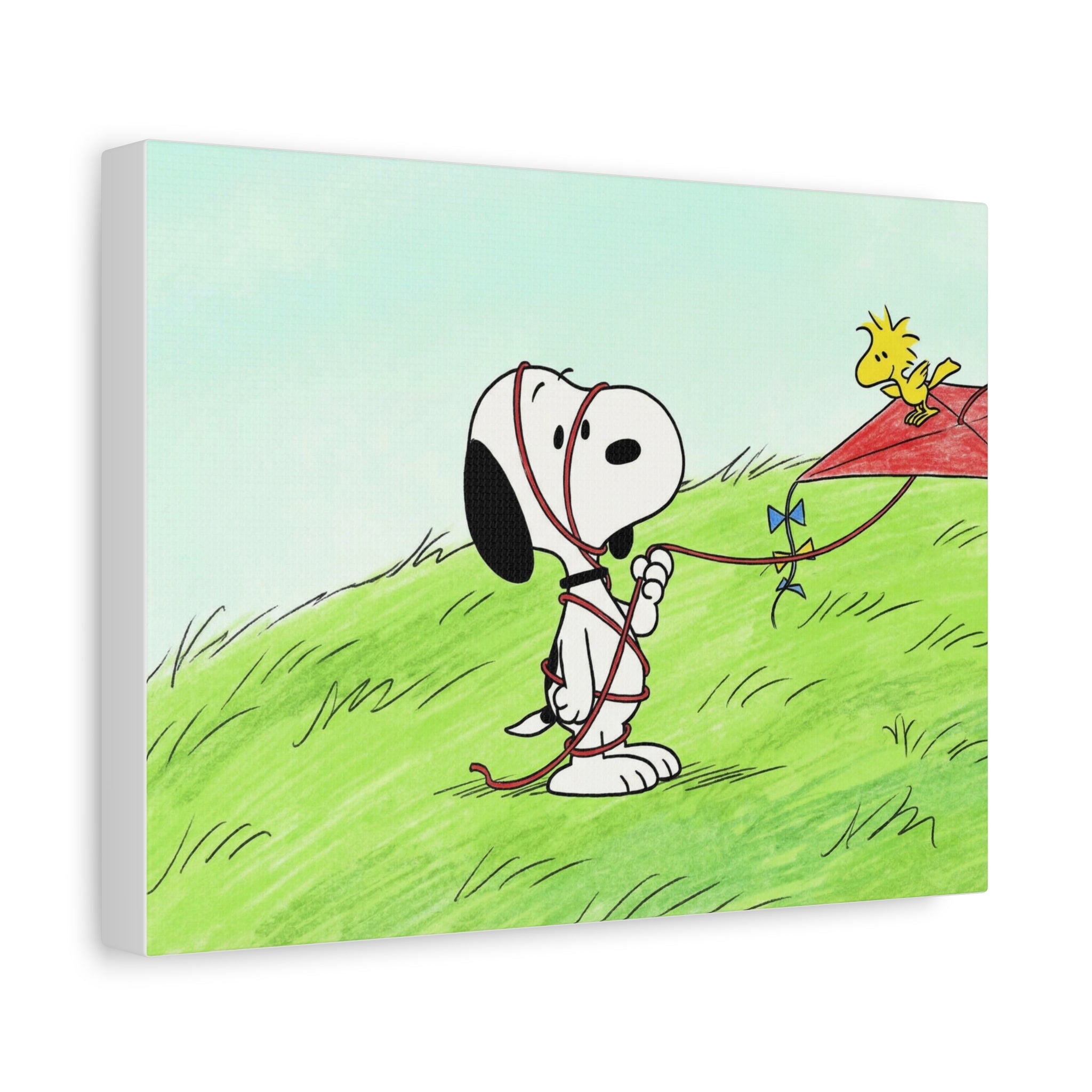 Snoopy Flying Kite Canvas