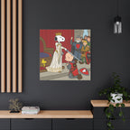 Snoopy Knight Canvas