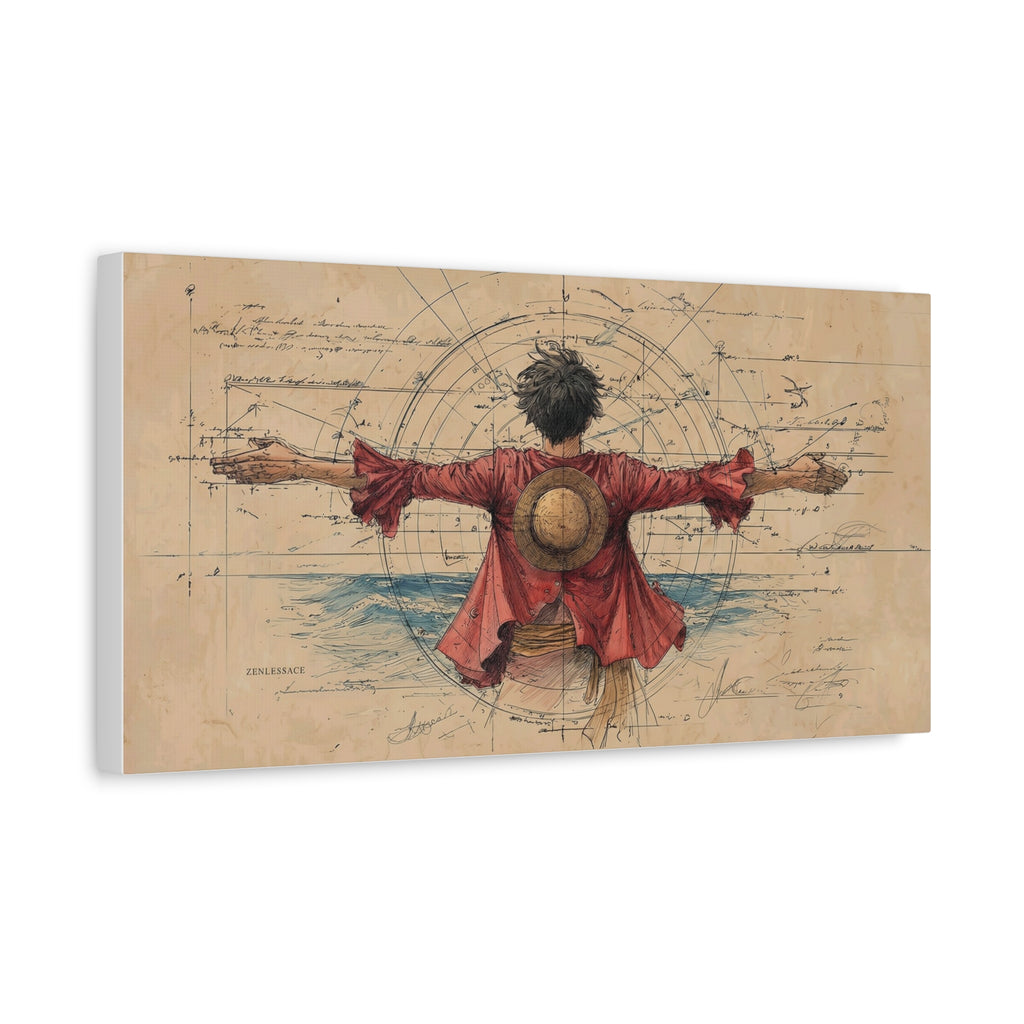 Straw Hat Pirate Canvas