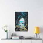 Beach Cave Canvas